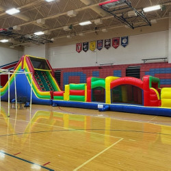 72 1619657606 72' Obstacle Course w/slide