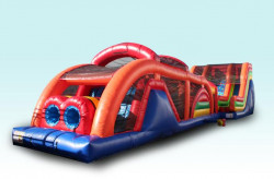 75 1619790623 1 75' Obstacle Course w/Rockwall