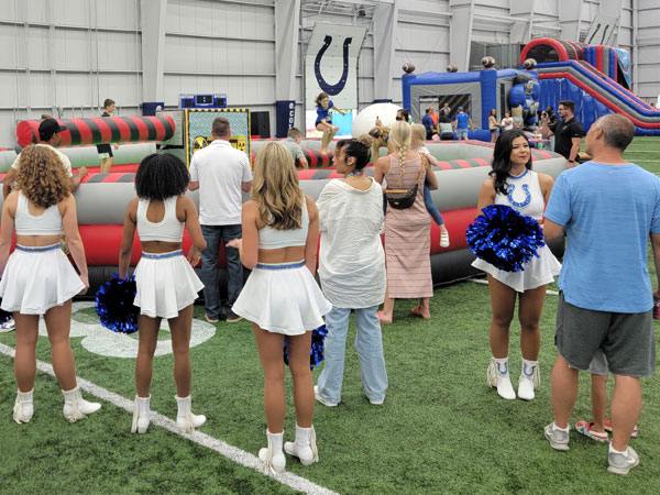 INDY Event Team with Indianapolis Colts