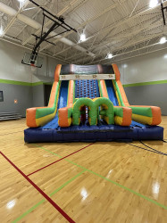 22 Dual Lane Rockwall 1735410759 22' Dual Lane Rock Wall Slide