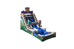 18' Gamer Water Slide w/pool