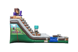 WS1812SP 1820Pixelated20DL20SP HR 04 1780422624 18' Gamer Water Slide w/pool